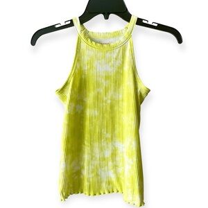 Cat & Jack Lime Tie-Dye Tank Top